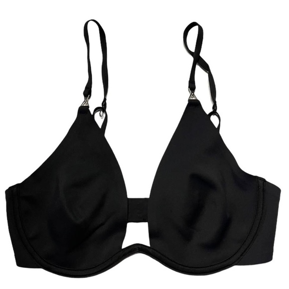FREE PEOPLE Ari Bra Neo Underwire Deep V Black - Picture 7 of 10